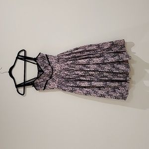 Unique Vintage x Micheline Pitt Vintage Pink and Black Lace